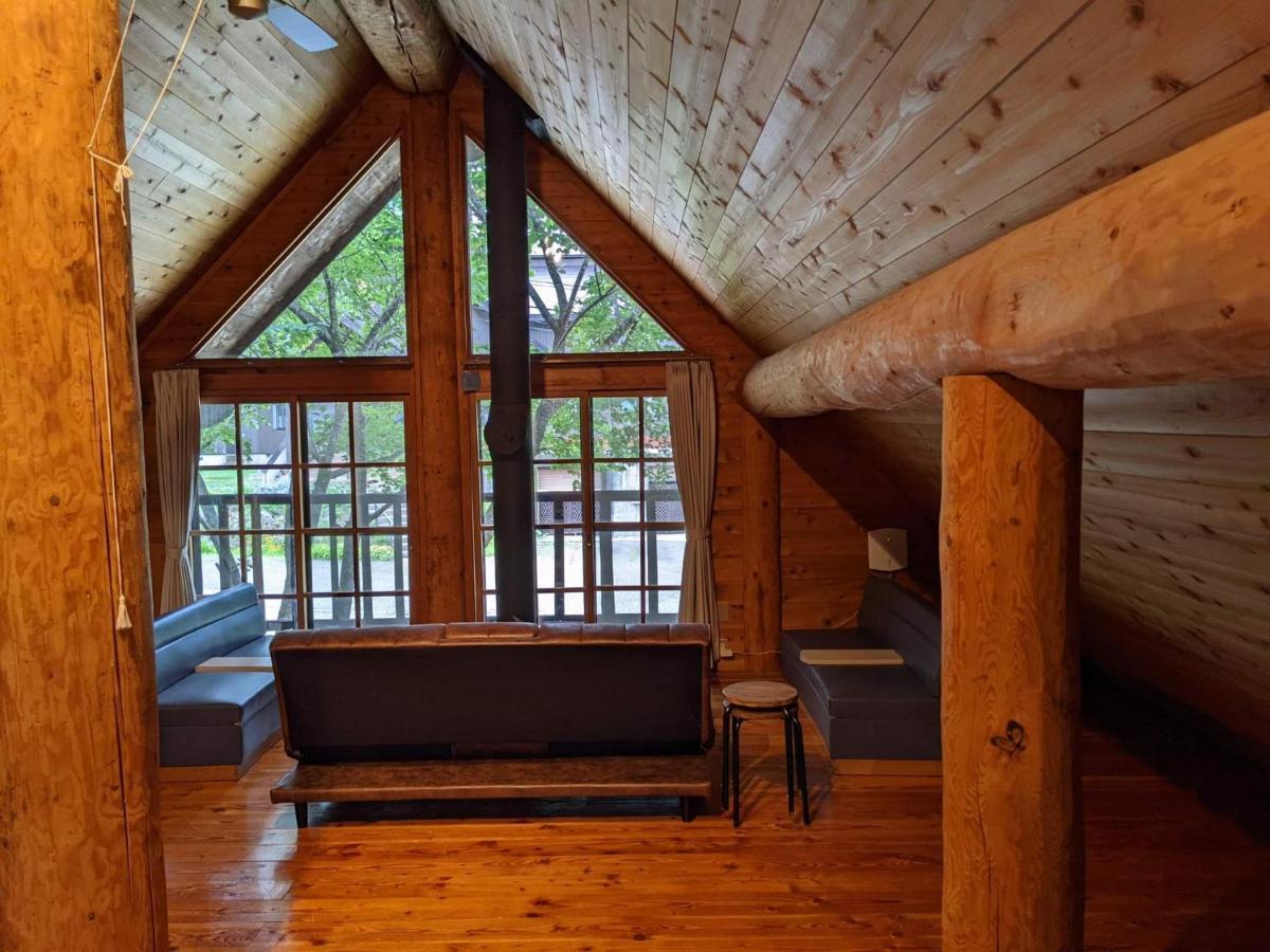 White Tree Log House Madarao Tangram Aparthotel Shinano  Exteriör bild